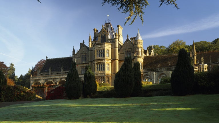 View of the South Front of Tyntesfield, Wraxall, North Somerset